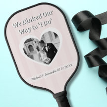 Wedding Photo Heart Dinked our way to I Do Stripes