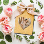 Wedding Photo Heart Sticker<br><div class="desc">Your photo and names in chic lettering,  these SMALL heart-shaped stickers are fun to use as envelope seals,  on party favours,  and more.</div>