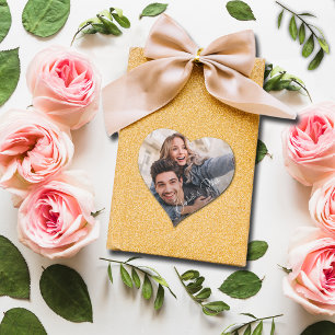 Wedding Photo Heart Sticker