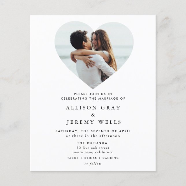 Wedding Photo Invitation (Front)
