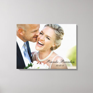 Wedding Photo Keepsake Canvas
