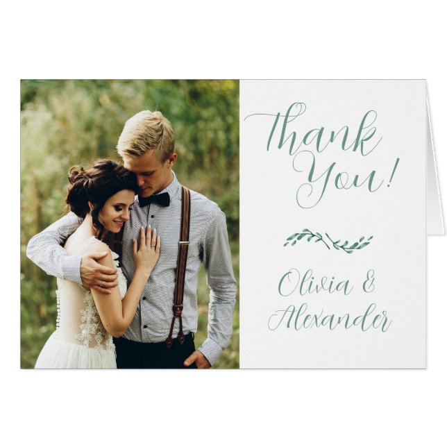 Wedding Photo, Love In Bloom  (Front Horizontal)