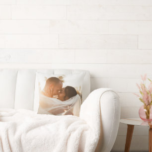 Wedding Photo Memory Newly Weds Keepsake Cushion