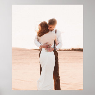 Wedding Photo Memory Newly Weds Keepsake Poster