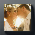 Wedding Photo Plaque<br><div class="desc">Add your favourite wedding photo to this plaque in the customise area. These make a great romantic gift for Valentine's day,  Christmas or anniversaries.</div>