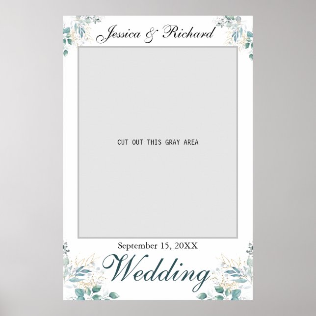Wedding Photo Prop Poster (Front)