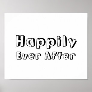 Wedding photo prop sign "Happily Ever After"
