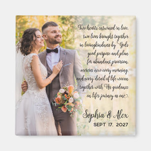 Wedding Photo Quote Magnet