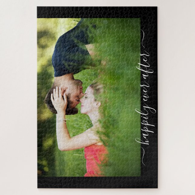 Wedding Photo Romance Happily Ever After  Jigsaw Puzzle (Vertical)