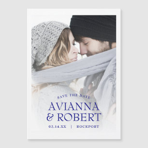 Wedding Photo Save the Date Magnetic Invitation