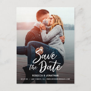 Wedding Photo Save the Date Postcards   Cheap