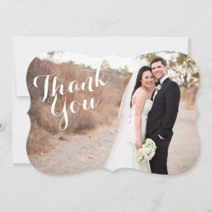 Wedding Photo Thank You Bracket Card