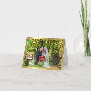 Wedding Photo Thank You Card