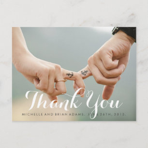 Wedding Photo Thank You Card