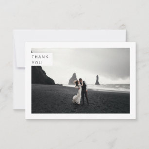 Wedding Photo Thank You Card