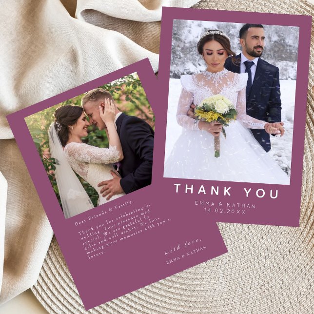  Wedding Photo  Thank You Card (Creator Uploaded)