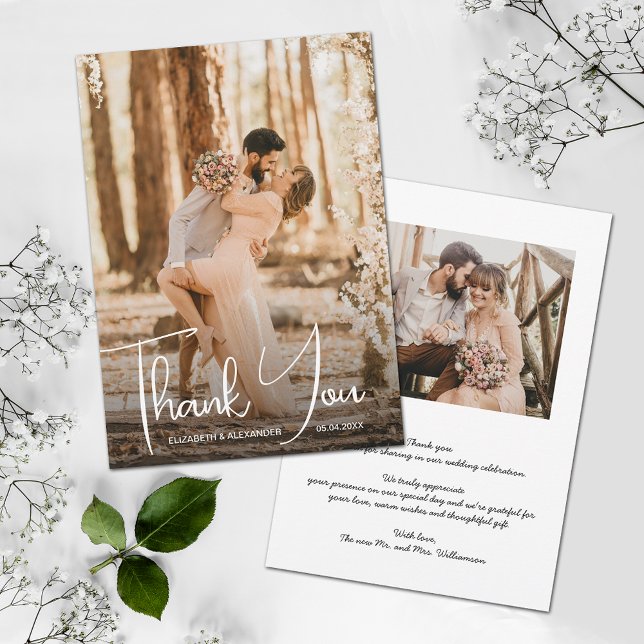 Wedding Photo Thank You Card (Creator Uploaded)