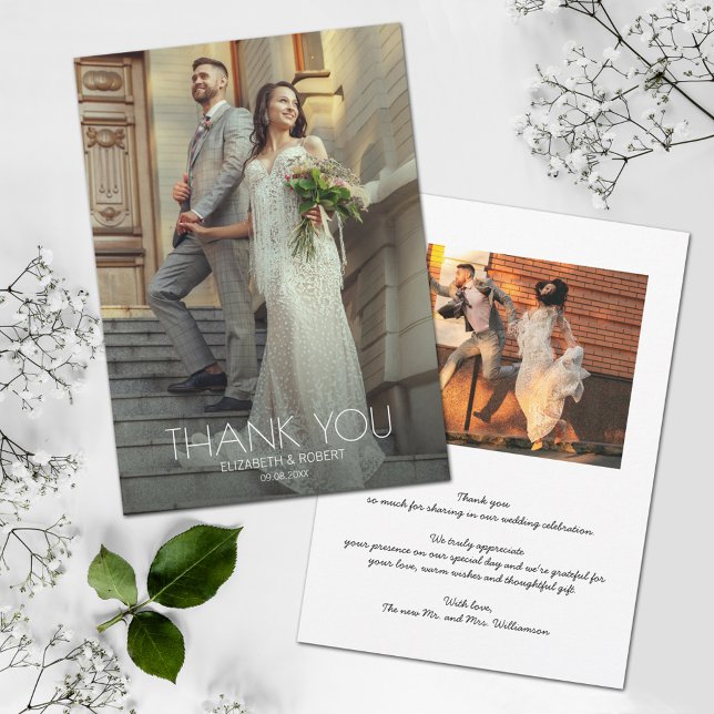 Wedding Photo Thank You Card (Creator Uploaded)
