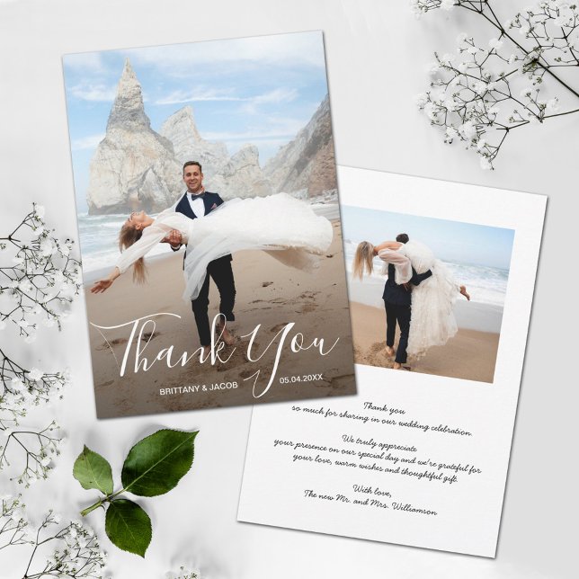 Wedding Photo Thank You Card (Creator Uploaded)