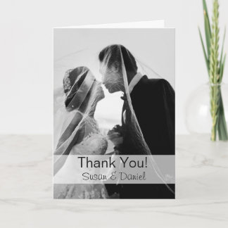 Wedding Photo Thank You Card