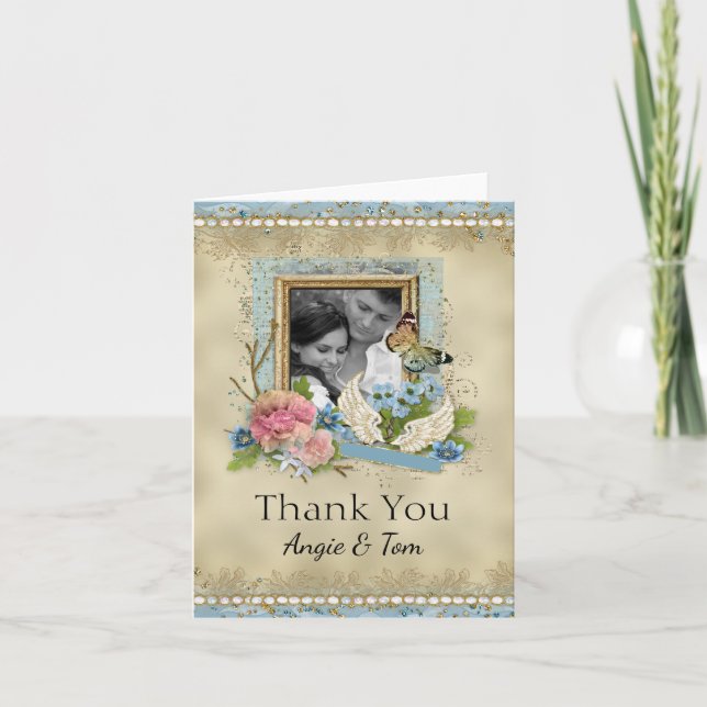Wedding Photo Thank You Card (Front)