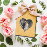 Wedding Photo Thank You Heart Sticker<br><div class="desc">Your photo and the words Thank You! in chic white lettering,  these SMALL heart-shaped stickers are fun to use as envelope seals,  on party favours,  and more. MATCHING items in our collection.</div>