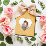 Wedding Photo Thank You Heart Sticker<br><div class="desc">Your photo and Thank You! in chic white lettering,  these SMALL heart-shaped stickers are fun to use as envelope seals,  on party favours,  and more.</div>