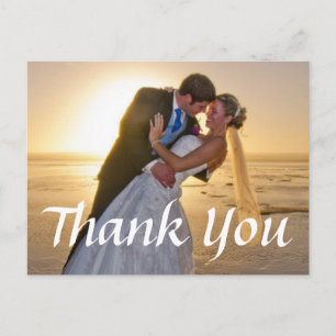 Wedding Photo Thank You Note Cards