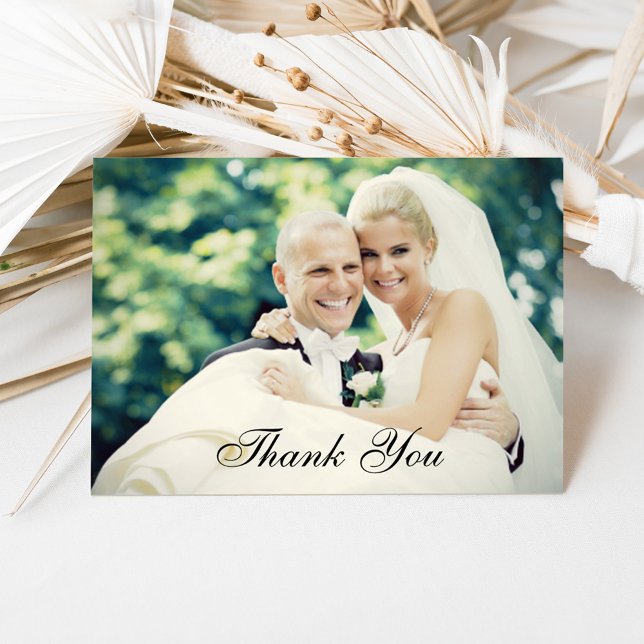 Wedding Photo Thank You Note Cards | Folded Style (Creator Uploaded)