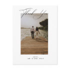 Wedding Photo Thank You Post Card