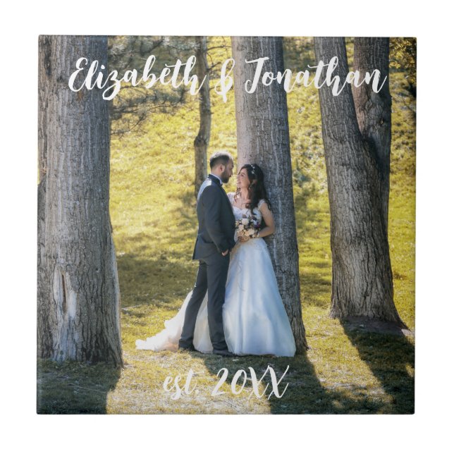 Wedding Photo Tile (Front)