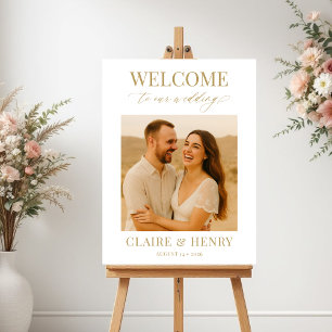 Wedding Photo Welcome Sign