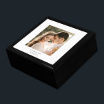 Wedding Photo Wood Keepsake Gift Box<br><div class="desc">An elegant personalised wedding photo wood lacquered keepsake box. Replace this photo with your own favourite wedding photo.</div>