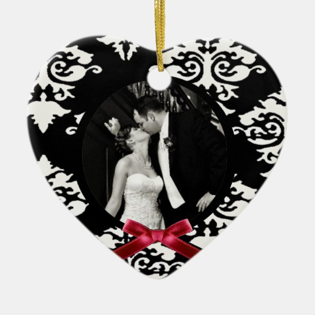 Wedding Photograph Ornament (Front)