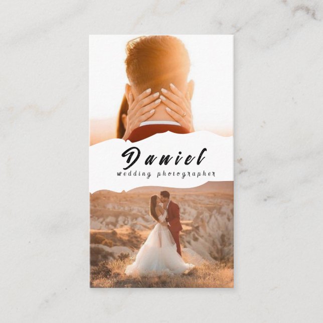 Wedding Photographer Business Card (Front)
