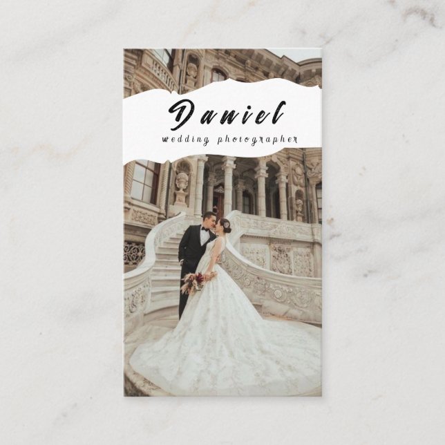 Wedding Photographer Business Card (Front)