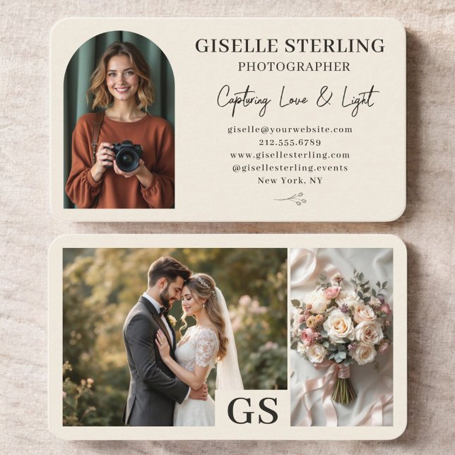 Wedding Photographer Business Card (Creator Uploaded)