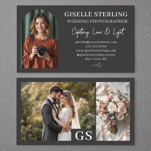 Wedding Photographer Elegant Script Professional Business Card