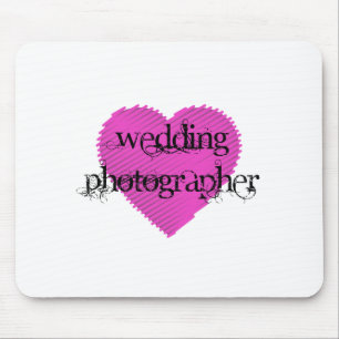 Wedding Photographer Mouse Pad