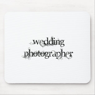 Wedding Photographer Mouse Pad