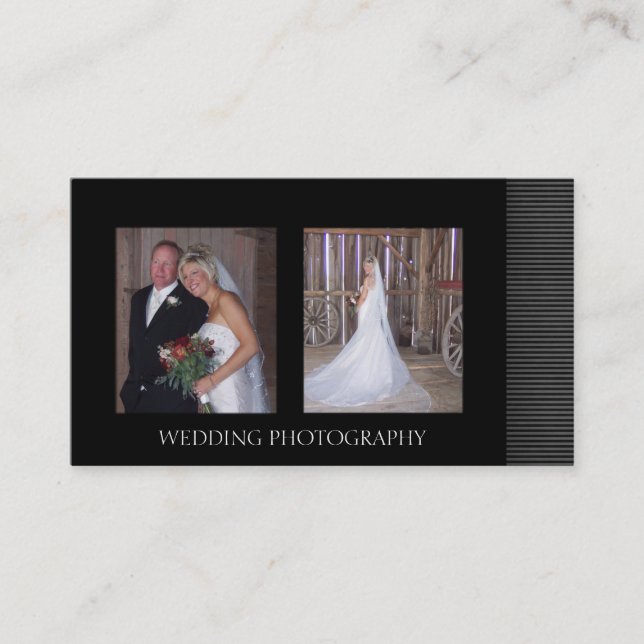 Wedding Photography Business Cards (Front)