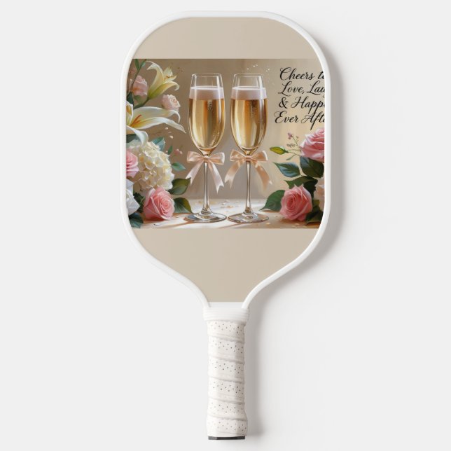  Wedding Pickleball Paddle (Front)