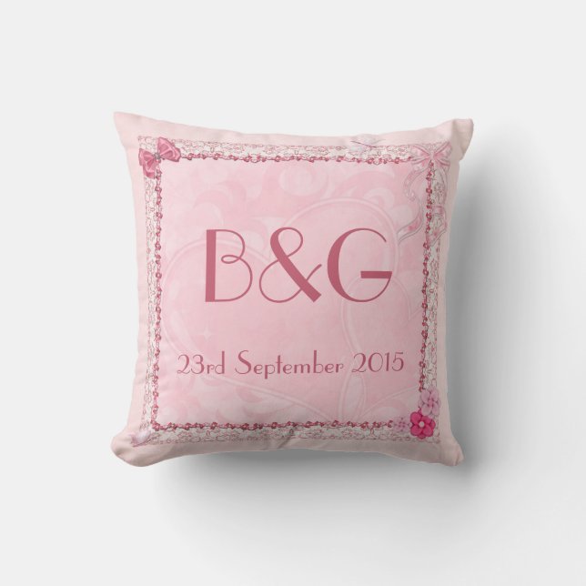Wedding pillow souvenir (Front)