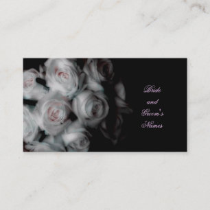 Wedding Pink Rose Address Cards