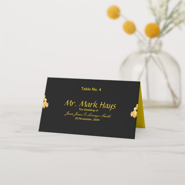 Wedding Place Card (Front)