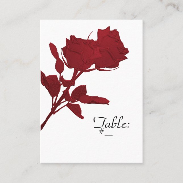 Wedding Place Cards Template (Front)
