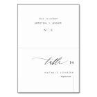 Wedding Place Cards With Meal Choice & Guest Names