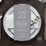 Wedding Place Setting Thank You Modern Classy Card<br><div class="desc">Share the love and show your appreciation to your guests, when they sit down at their seat and read this personalised charming thank you place card. It's a wonderful way to kick off your special day celebration! This card is sure to set the tone for an unforgettable event. The thank...</div>