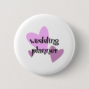 Wedding Planner 6 Cm Round Badge