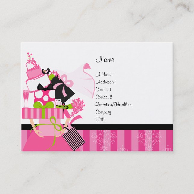 Wedding Planner Business Card (Front)